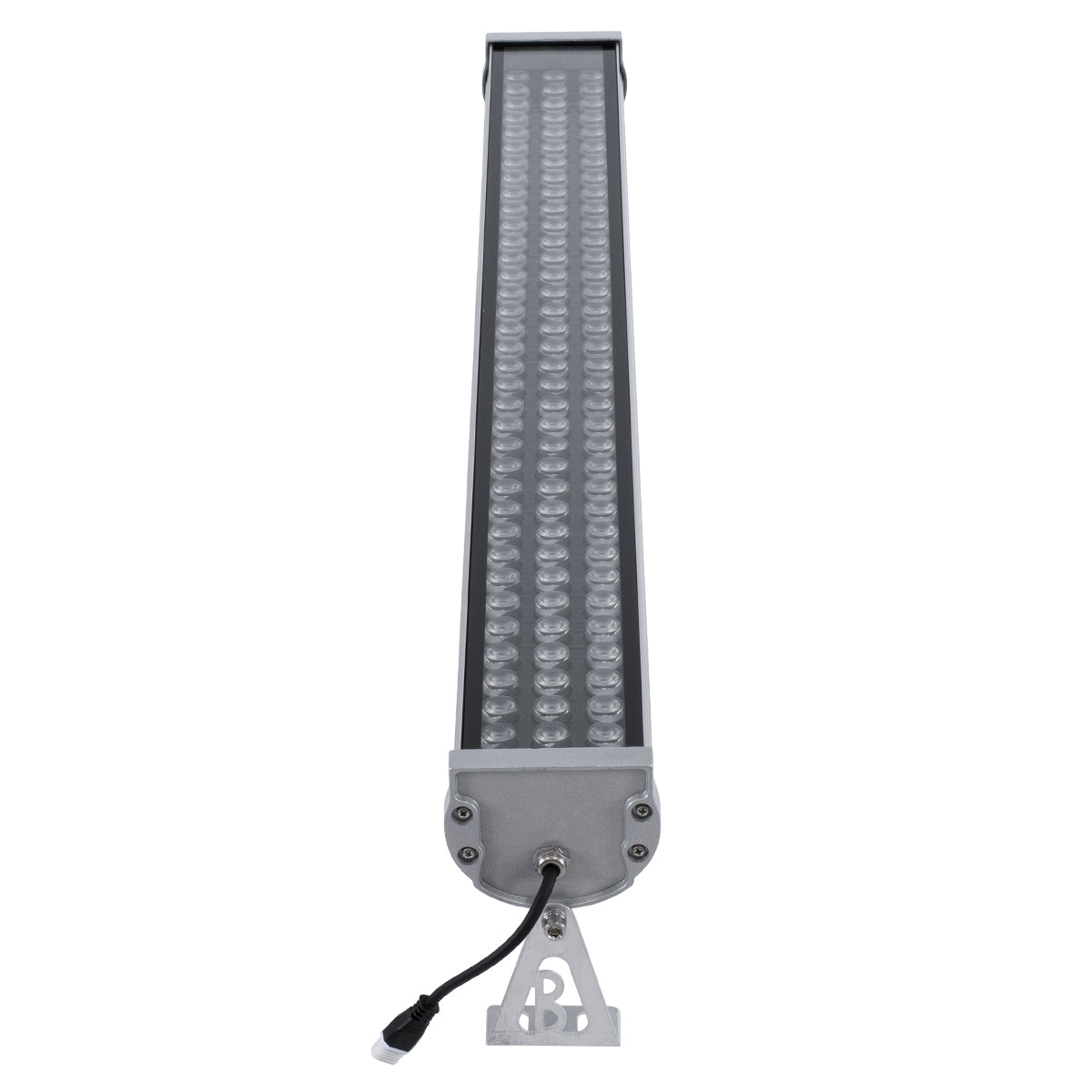 GloboStar® WASHER-GAIA 90217 Μπάρα Φωτισμού Wall Washer LED 216W 19440lm 10° DC 24V Αδιάβροχο IP67 L100 x W10.2 x H9.5cm Θερμό Λευκό 2700K - Ασημί - ledmania.gr