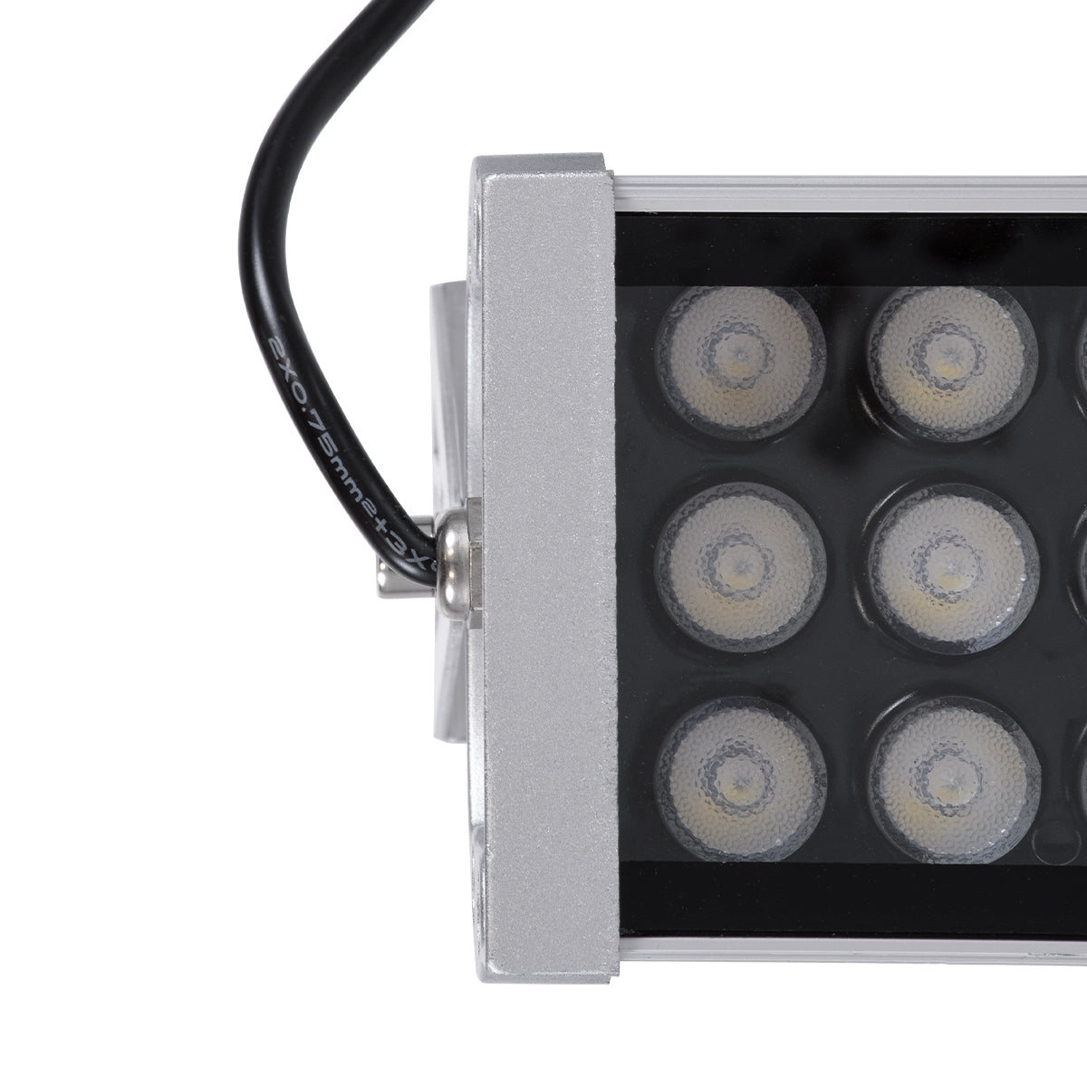 GloboStar® WASHER-GAIA 90218 Μπάρα Φωτισμού Wall Washer LED 216W 18360lm 10° DC 24V Αδιάβροχο IP67 L100 x W10.2 x H9.5cm RGBW DMX512 - Ασημί - ledmania.gr