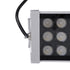 GloboStar® WASHER-GAIA 90218 Μπάρα Φωτισμού Wall Washer LED 216W 18360lm 10° DC 24V Αδιάβροχο IP67 L100 x W10.2 x H9.5cm RGBW DMX512 - Ασημί - ledmania.gr