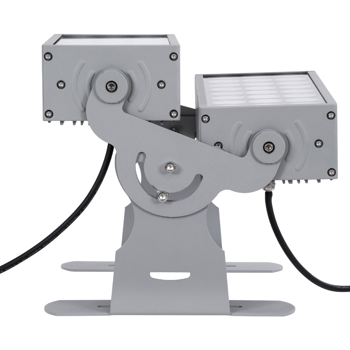 GloboStar® FLOOD-ZENA 90220 Προβολέας Wall Washer για Φωτισμό Κτιρίων LED 120W 10800lm 3° DC 24V Αδιάβροχο IP65 L38 x W30.5 x H24cm Θερμό Λευκό 2700K - Ασημί - ledmania.gr