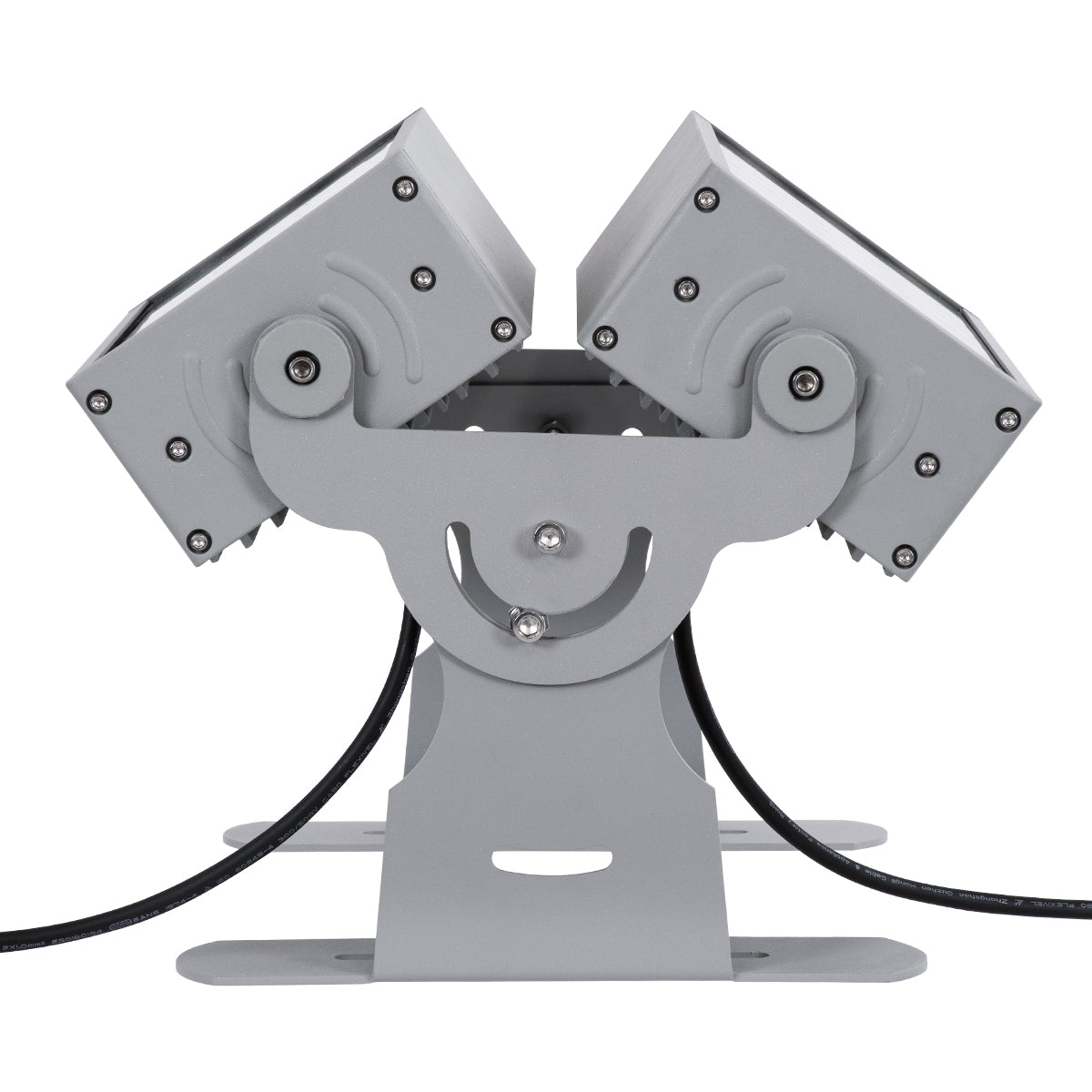 GloboStar® FLOOD-ZENA 90220 Προβολέας Wall Washer για Φωτισμό Κτιρίων LED 120W 10800lm 3° DC 24V Αδιάβροχο IP65 L38 x W30.5 x H24cm Θερμό Λευκό 2700K - Ασημί - ledmania.gr