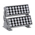 GloboStar® FLOOD-ZENA 90220 Προβολέας Wall Washer για Φωτισμό Κτιρίων LED 120W 10800lm 3° DC 24V Αδιάβροχο IP65 L38 x W30.5 x H24cm Θερμό Λευκό 2700K - Ασημί - ledmania.gr