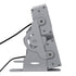 GloboStar® FLOOD-ZENA 90220 Προβολέας Wall Washer για Φωτισμό Κτιρίων LED 120W 10800lm 3° DC 24V Αδιάβροχο IP65 L38 x W30.5 x H24cm Θερμό Λευκό 2700K - Ασημί - ledmania.gr
