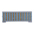 GloboStar® FLOOD-TENA 90221 Προβολέας Wall Washer για Φωτισμό Κτιρίων LED 72W 6480lm 10° DC 24V Αδιάβροχο IP65 L46.5 x W7 x H16.5cm Θερμό Λευκό 2700K - Ασημί - ledmania.gr