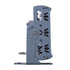 GloboStar® FLOOD-TENA 90221 Προβολέας Wall Washer για Φωτισμό Κτιρίων LED 72W 6480lm 10° DC 24V Αδιάβροχο IP65 L46.5 x W7 x H16.5cm Θερμό Λευκό 2700K - Ασημί - ledmania.gr