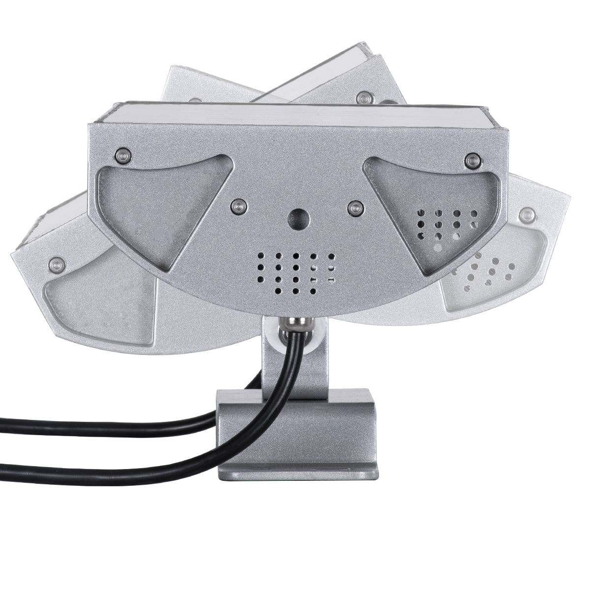 GloboStar® FLOOD-TENA 90222 Προβολέας Wall Washer για Φωτισμό Κτιρίων LED 72W 6120lm 10° DC 24V Αδιάβροχο IP65 L29.8 x W15.5 x H18cm RGBW DMX512 - Ασημί - ledmania.gr