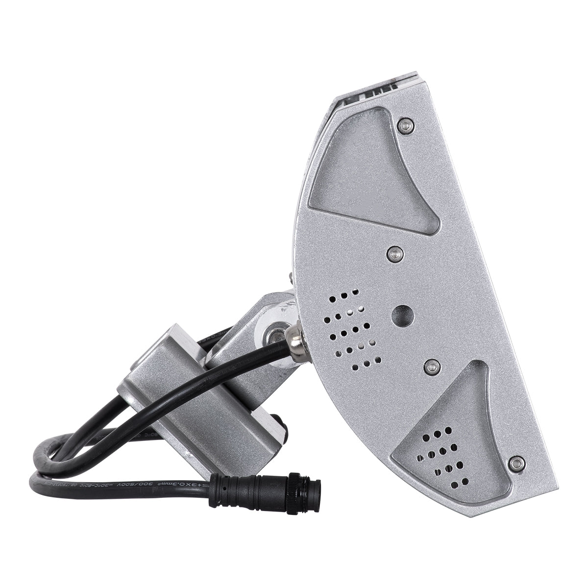GloboStar® FLOOD-TENA 90222 Προβολέας Wall Washer για Φωτισμό Κτιρίων LED 72W 6120lm 10° DC 24V Αδιάβροχο IP65 L29.8 x W15.5 x H18cm RGBW DMX512 - Ασημί - ledmania.gr