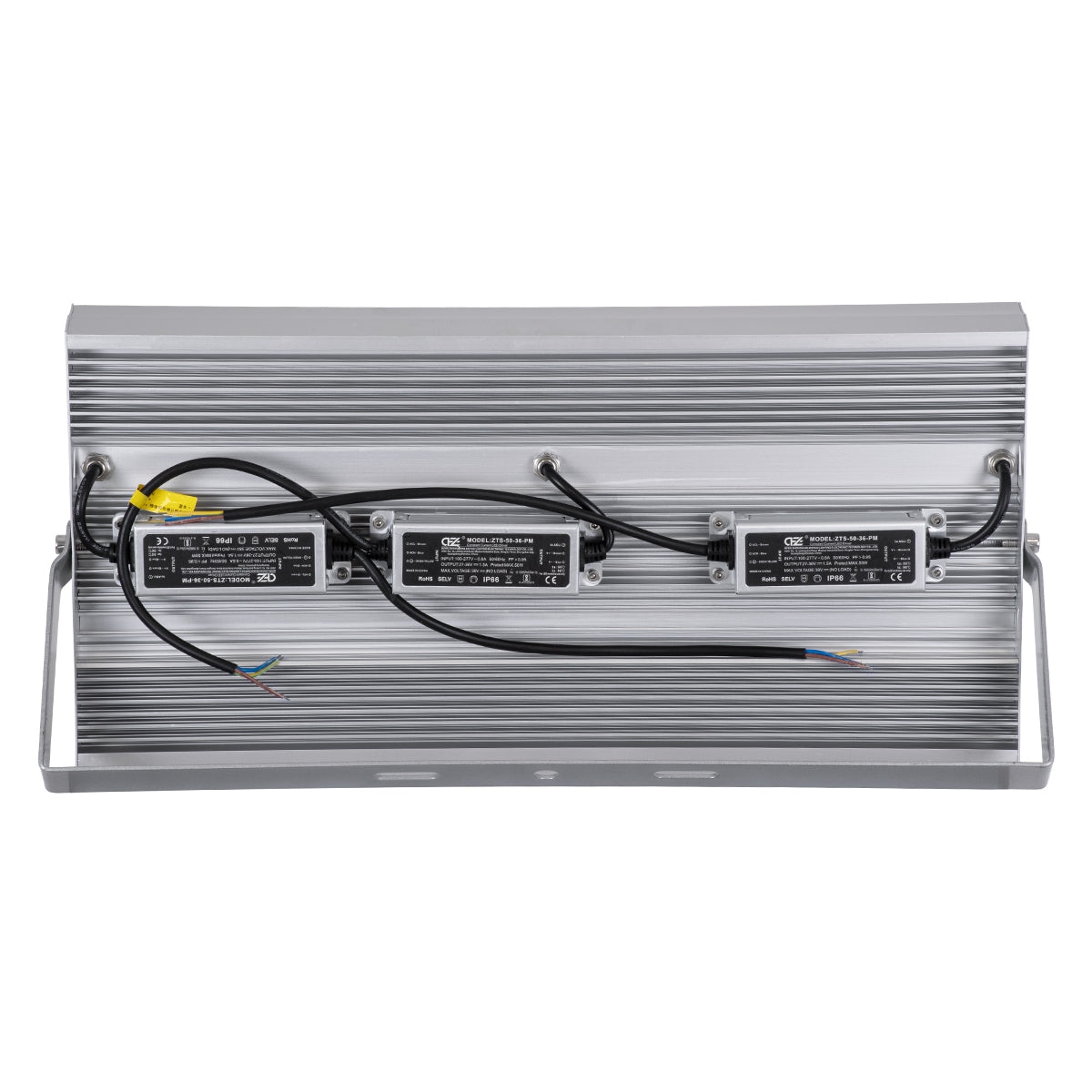 GloboStar® FLOOD-TENA 90223 Προβολέας Wall Washer για Φωτισμό Κτιρίων LED 150W 13500lm 10° DC 24V Αδιάβροχο IP65 L43.5 x W15.5 x H18cm Θερμό Λευκό 2700K - ledmania.gr