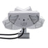 GloboStar® FLOOD-TENA 90224 Προβολέας Wall Washer για Φωτισμό Κτιρίων LED 150W 12750lm 10° DC 24V Αδιάβροχο IP65 Μ43.5 x Π15.5 x Υ18cm RGBW DMX512 - Ασημί - ledmania.gr