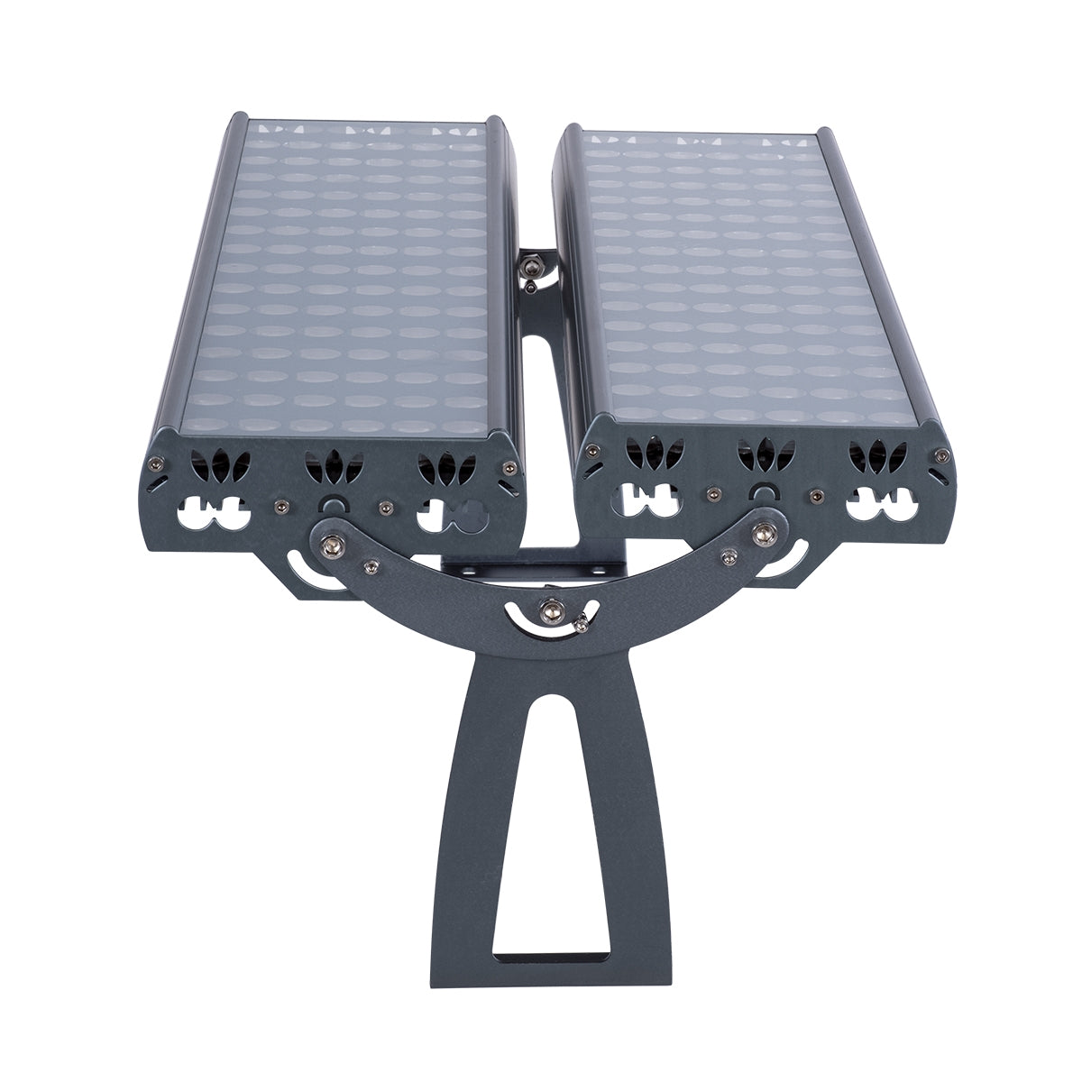 GloboStar® FLOOD-TENA 90225 Προβολέας Wall Washer για Φωτισμό Κτιρίων LED 192W 17280lm 10° DC 24V Αδιάβροχο IP65 L68.5 x W33 x H24cm Θερμό Λευκό 2700K - Ασημί - ledmania.gr