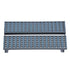 GloboStar® FLOOD-TENA 90225 Προβολέας Wall Washer για Φωτισμό Κτιρίων LED 192W 17280lm 10° DC 24V Αδιάβροχο IP65 L68.5 x W33 x H24cm Θερμό Λευκό 2700K - Ασημί - ledmania.gr
