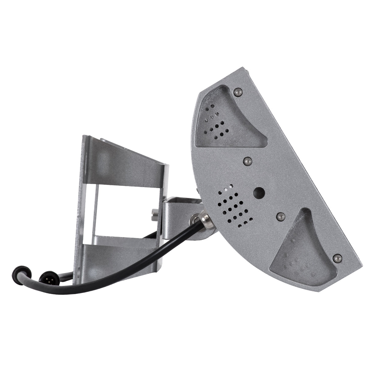 GloboStar® FLOOD-TENA 90226 Προβολέας Wall Washer για Φωτισμό Κτιρίων LED 144W 12240lm 10° DC 24V Αδιάβροχο IP65 L57 x W18 x H19.5cm RGBW DMX512 - Ασημί - 3 Years Warranty - ledmania.gr