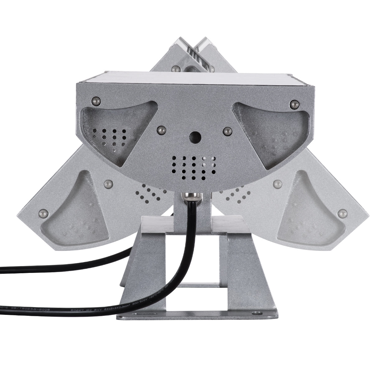 GloboStar® FLOOD-TENA 90226 Προβολέας Wall Washer για Φωτισμό Κτιρίων LED 144W 12240lm 10° DC 24V Αδιάβροχο IP65 L57 x W18 x H19.5cm RGBW DMX512 - Ασημί - 3 Years Warranty - ledmania.gr