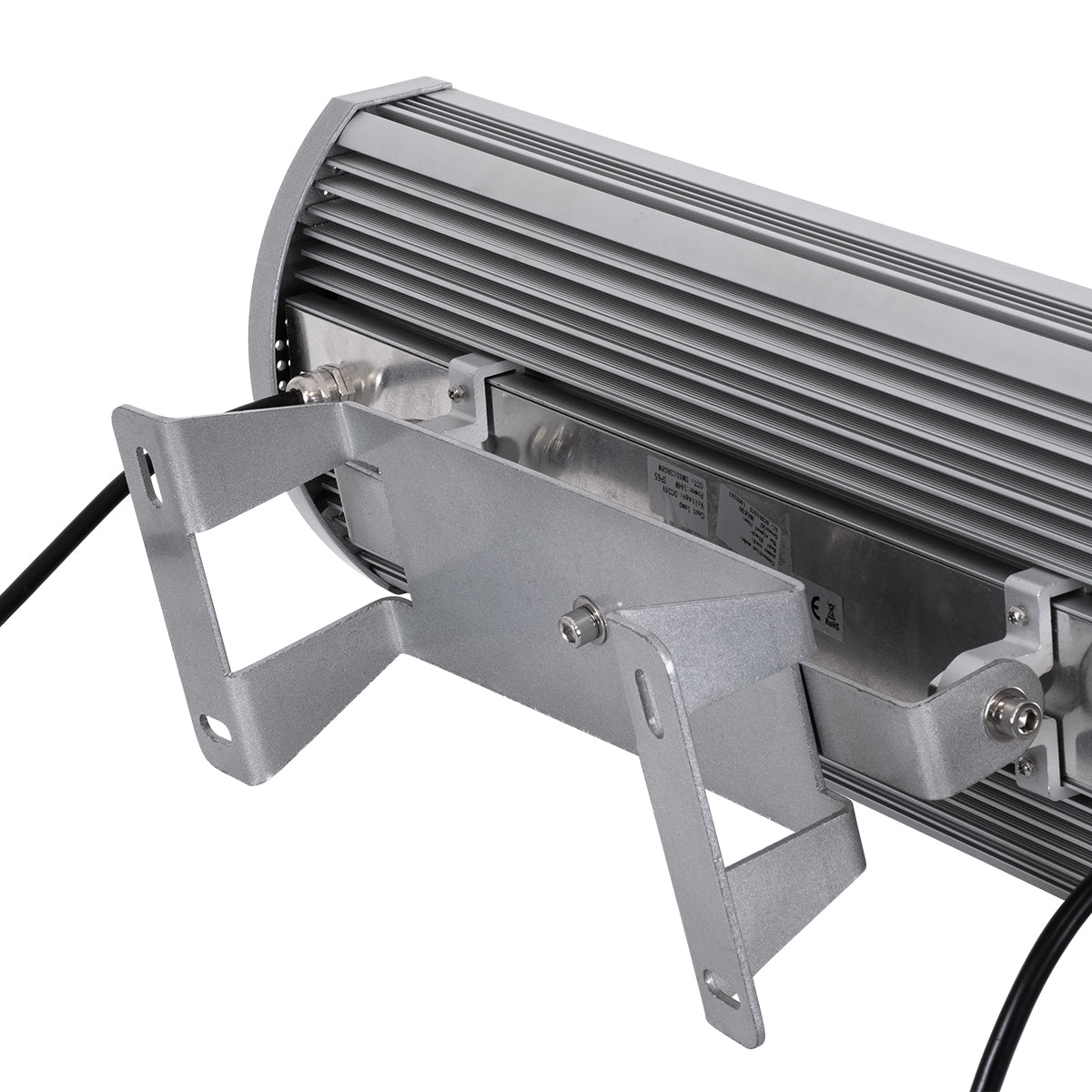 GloboStar® FLOOD-TENA 90226 Προβολέας Wall Washer για Φωτισμό Κτιρίων LED 144W 12240lm 10° DC 24V Αδιάβροχο IP65 L57 x W18 x H19.5cm RGBW DMX512 - Ασημί - 3 Years Warranty - ledmania.gr