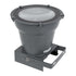 GloboStar® FLOOD-AION 90227 Προβολέας Wall Washer Special Water Effect - Ειδικού Εφέ Νερού LED 40W 2400lm 15° DC 24V Αδιάβροχο IP65 L35.5 x W31.5 x H16.5cm RGBW DMX512 - Γκρι Ανθρακί - ledmania.gr