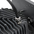 GloboStar® FLOOD-AION 90227 Προβολέας Wall Washer Special Water Effect - Ειδικού Εφέ Νερού LED 40W 2400lm 15° DC 24V Αδιάβροχο IP65 L35.5 x W31.5 x H16.5cm RGBW DMX512 - Γκρι Ανθρακί - ledmania.gr