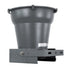 GloboStar® FLOOD-AION 90227 Προβολέας Wall Washer Special Water Effect - Ειδικού Εφέ Νερού LED 40W 2400lm 15° DC 24V Αδιάβροχο IP65 L35.5 x W31.5 x H16.5cm RGBW DMX512 - Γκρι Ανθρακί - ledmania.gr