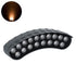 GloboStar® TREELIGHT-KINA 90231 Κυρτή Μπάρα Φωτισμού Wall Washer με Αντιθαμβωτική Γρίλια Ειδική για Φυτά - Δέντρα LED 18W 1530lm 15° DC 24V Αδιάβροχο IP65 L24.5 x W7 x H8cm Αρχιτεκτονικό Πορτοκαλί 2200K - Γκρι Ανθρακί - ledmania.gr