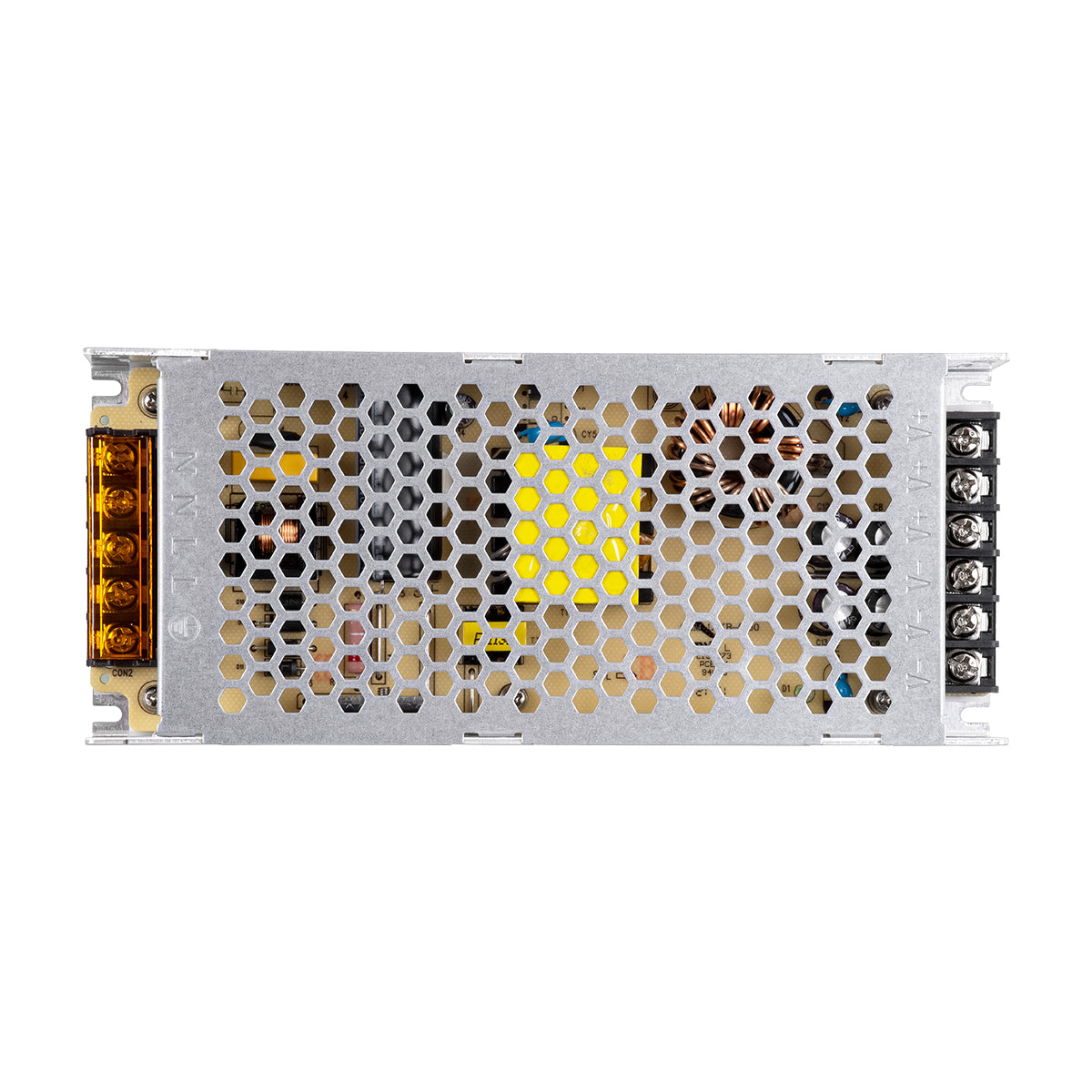 GloboStar® POWERULCO 90236 Μεταλλικό Τροφοδοτικό PELV Ultra Slim για Ψηφιακές Οθόνες LED Video Wall 200W 40A - AC 220-240V σε DC 5V - IP20 Μ19 x Π8 x Υ3cm - 2 Years Warranty - ledmania.gr