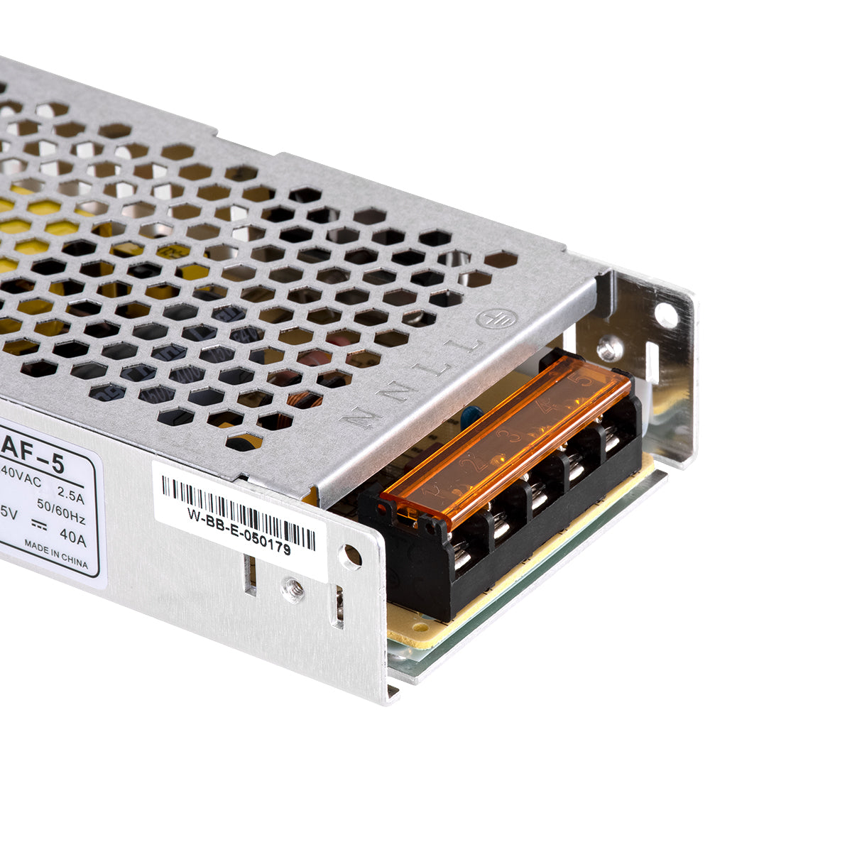 GloboStar® POWERULCO 90236 Μεταλλικό Τροφοδοτικό PELV Ultra Slim για Ψηφιακές Οθόνες LED Video Wall 200W 40A - AC 220-240V σε DC 5V - IP20 Μ19 x Π8 x Υ3cm - 2 Years Warranty - ledmania.gr