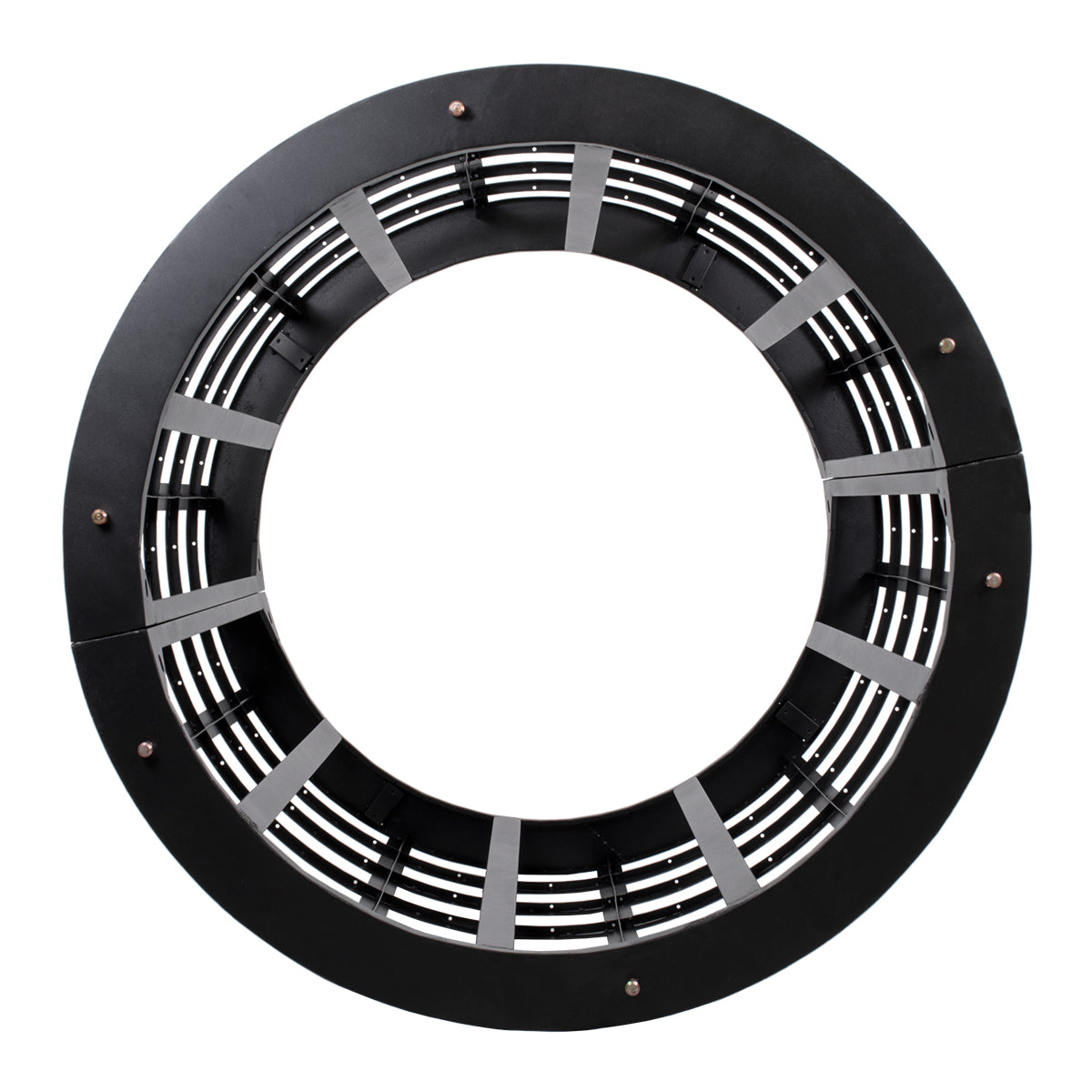 GloboStar® BASULCO 90249 Μεταλλικό Cabinet με Διάμετρο D100cm για Δημιουργία Στρόγγυλου LED Video Wall Curved με τα Εύκαμπτα Πλακίδια Ψηφιακής Οθόνης 32x16cm SKU:90232 IP20 - Φ100 x Υ96cm - ledmania.gr
