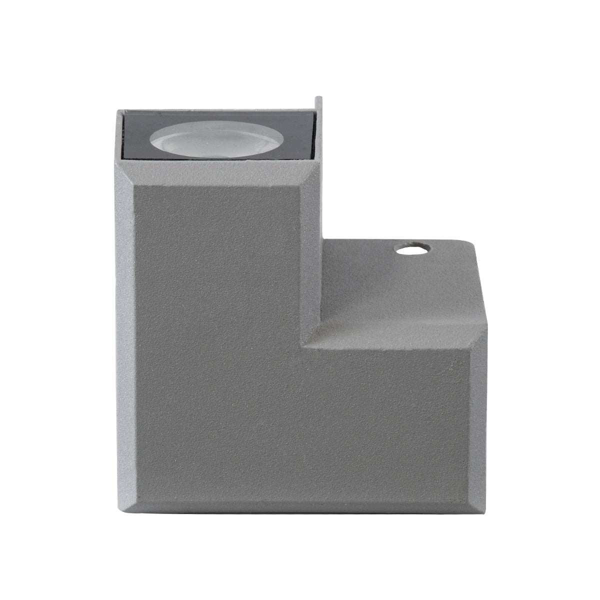 GloboStar® WALLLIGHT-DONA 90258 Φωτιστικό Γωνίας Τοίχου - Απλίκα LED 10W 850lm 10° AC 220-240V Αδιάβροχο IP66 Μ8.2 x Π8.2 x Υ6cm Αρχιτεκτονικό Πορτοκαλί 2200K - Γκρι - 3 Years Warranty - ledmania.gr