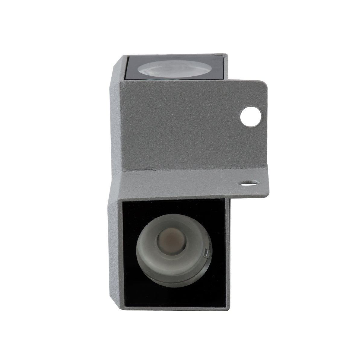 GloboStar® WALLLIGHT-DONA 90258 Φωτιστικό Γωνίας Τοίχου - Απλίκα LED 10W 850lm 10° AC 220-240V Αδιάβροχο IP66 Μ8.2 x Π8.2 x Υ6cm Αρχιτεκτονικό Πορτοκαλί 2200K - Γκρι - 3 Years Warranty - ledmania.gr