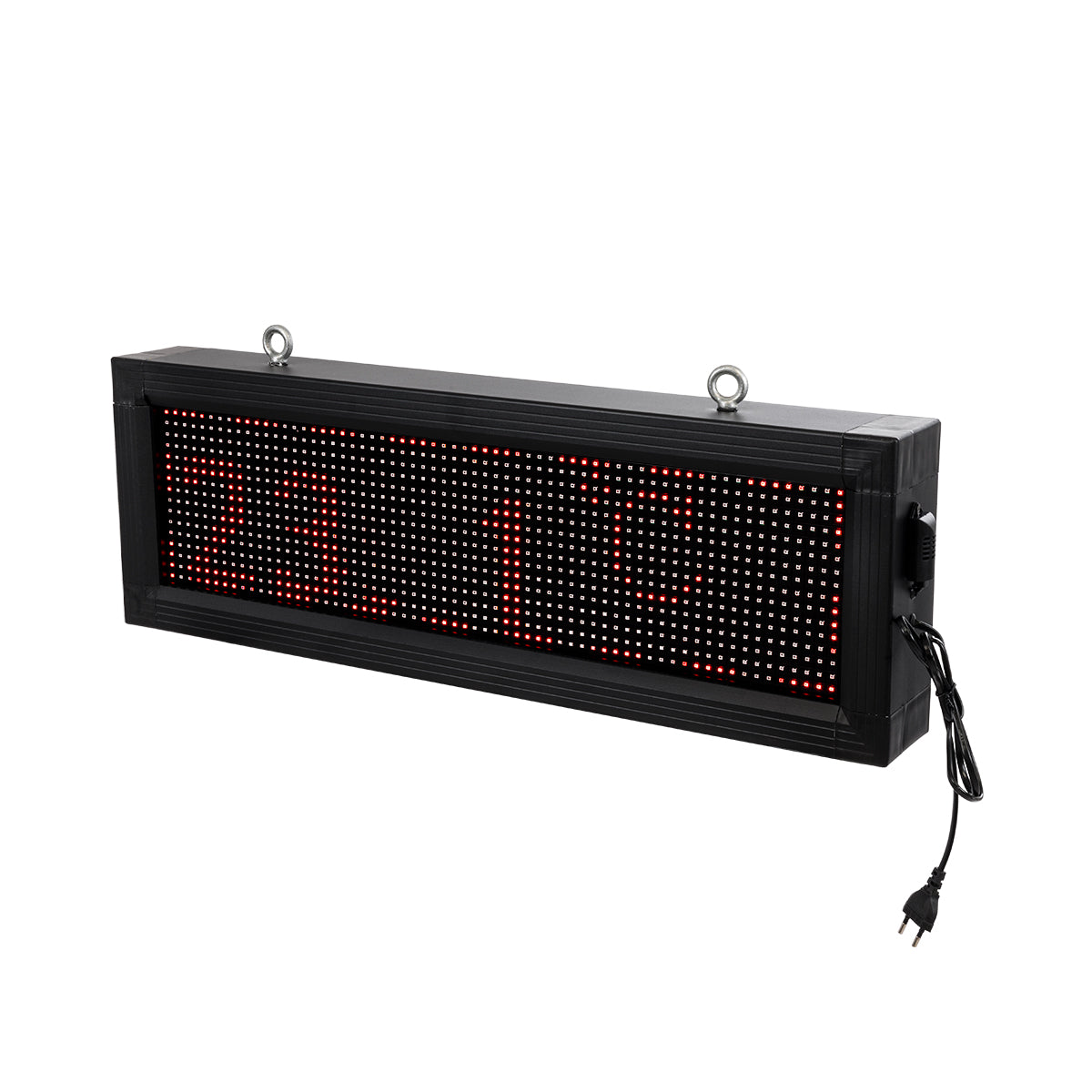 GloboStar® DISPLAY 90266 LED Scrolling Display 64x16cm - Κυλιόμενη Ψηφιακή Πινακίδα / Επιγραφή Μονής Όψης P10 LED SMD AC 220-240V - Λειτουργία μέσω Wi-Fi με Εφαρμογή APP - Αισθήτηρας Θερμοκρασίας και Υγρασίας - Αδιάβροχο IP65 - Μ72 x Π9 x Υ24cm - Κόκκι... - ledmania.gr
