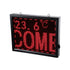GloboStar® DISPLAY 90286 LED Scrolling Display 64x48cm - Κυλιόμενη Ψηφιακή Πινακίδα / Επιγραφή Μονής Όψης P10 LED SMD AC 220-240V - Λειτουργία μέσω Wi-Fi με Εφαρμογή APP - Αισθήτηρας Θερμοκρασίας και Υγρασίας - Αδιάβροχο IP65 - Μ72 x Π9 x Υ56cm - Κόκκι... - ledmania.gr