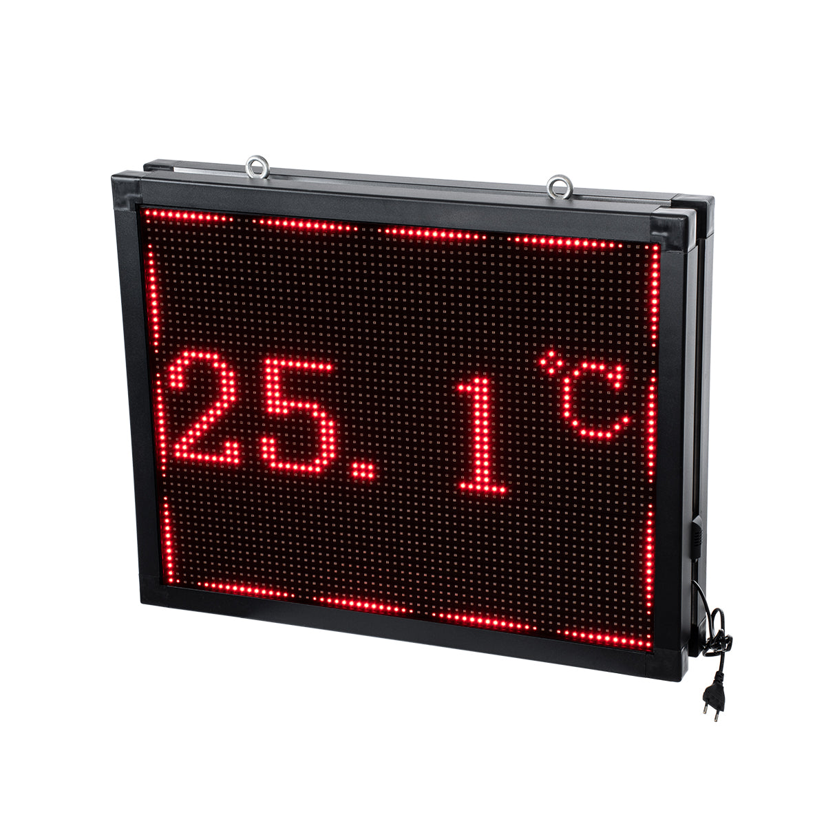 GloboStar® DISPLAY 90288 LED Scrolling Display 64x48cm - Κυλιόμενη Ψηφιακή Πινακίδα / Επιγραφή Διπλής Όψης P10 LED SMD AC 220-240V - Λειτουργία μέσω Wi-Fi με Εφαρμογή APP - Αισθήτηρας Θερμοκρασίας και Υγρασίας - Αδιάβροχο IP65 - Μ70 x Π11 x Υ54.5cm - Κ... - ledmania.gr