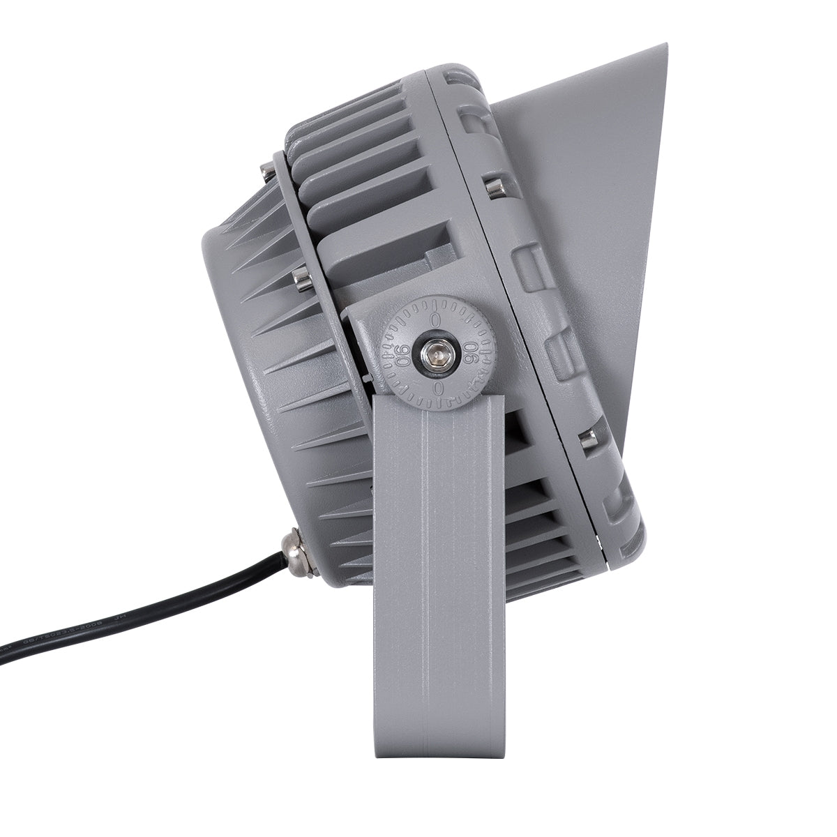 GloboStar® FLOOD-MENA 90336 Προβολέας Wall Washer με Αντιθαμβωτική Γρίλια για Φωτισμό Κτιρίων LED 24W 2040lm 30° AC 220-240V Αδιάβροχο IP67 L19.5 x W16 x H21cm Αρχιτεκτονικό Πορτοκαλί 2200K - Γκρι Ανθρακί - ledmania.gr