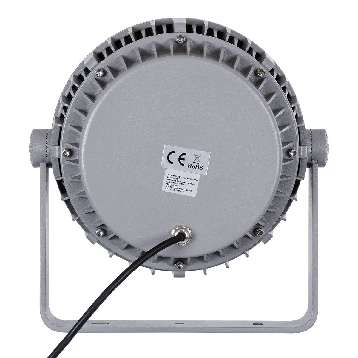 GloboStar® FLOOD-MENA 90338 Προβολέας Wall Washer με Αντιθαμβωτική Γρίλια για Φωτισμό Κτιρίων LED 48W 4080lm 30° AC 220-240V Αδιάβροχο IP67 L26 x W20 x H28.5cm Αρχιτεκτονικό Πορτοκαλί 2200K - Γκρι Ανθρακί - ledmania.gr