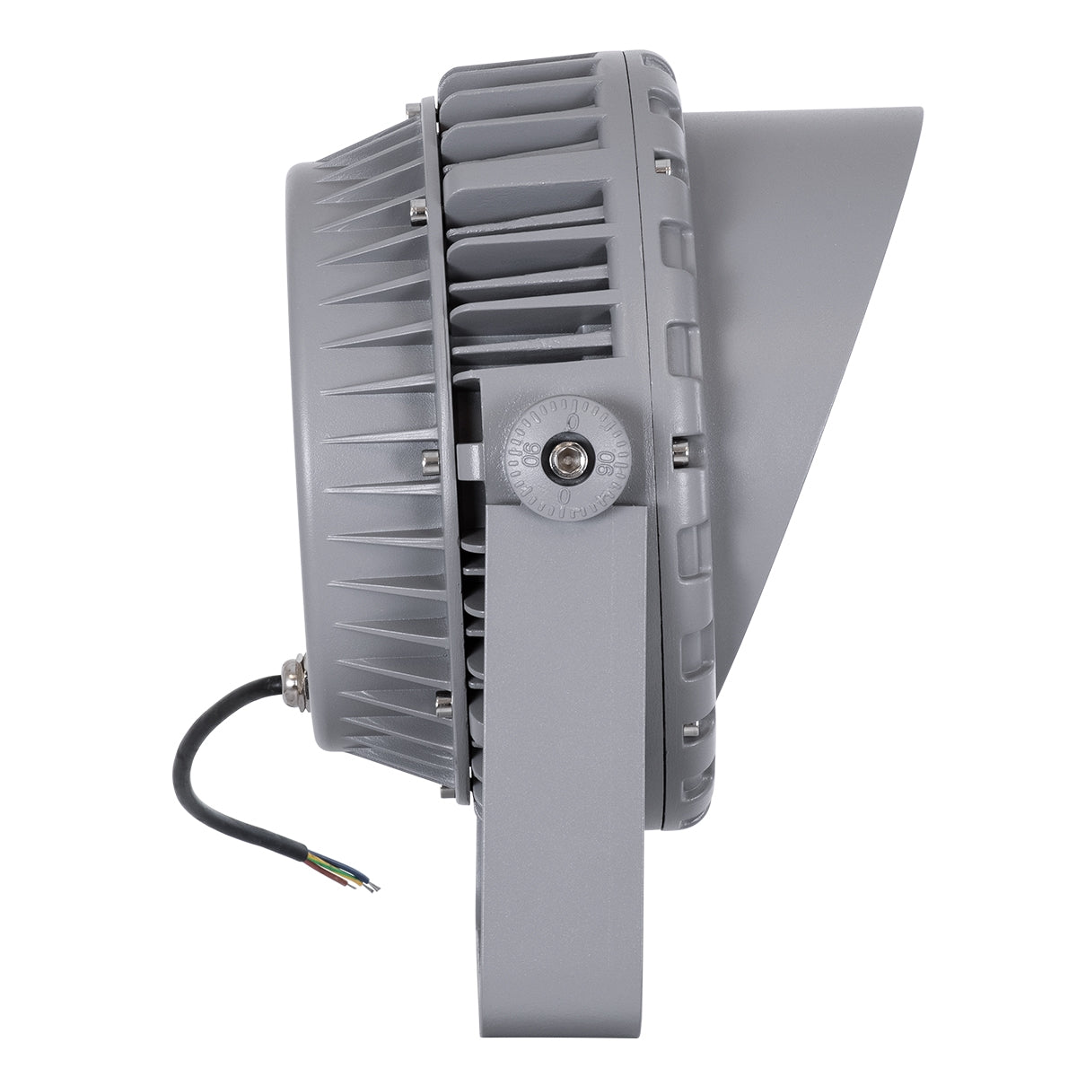 GloboStar® FLOOD-MENA 90338 Προβολέας Wall Washer με Αντιθαμβωτική Γρίλια για Φωτισμό Κτιρίων LED 48W 4080lm 30° AC 220-240V Αδιάβροχο IP67 L26 x W20 x H28.5cm Αρχιτεκτονικό Πορτοκαλί 2200K - Γκρι Ανθρακί - ledmania.gr