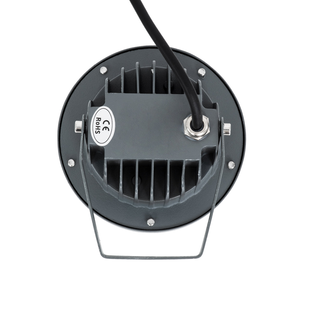 GloboStar® TREELIGHT-TZINA 90355 Σποτ Φωτισμού Wall Washer Ειδικό για Φυτά - Δέντρα με Βάση Κήπου / Καρφωτό LED 6W 570lm 10° DC 24V Αδιάβροχο IP65 L14 x W12.5 x H12.5cm Φυσικό Λευκό 4500K - Μαύρο - 3 Years Warranty - ledmania.gr