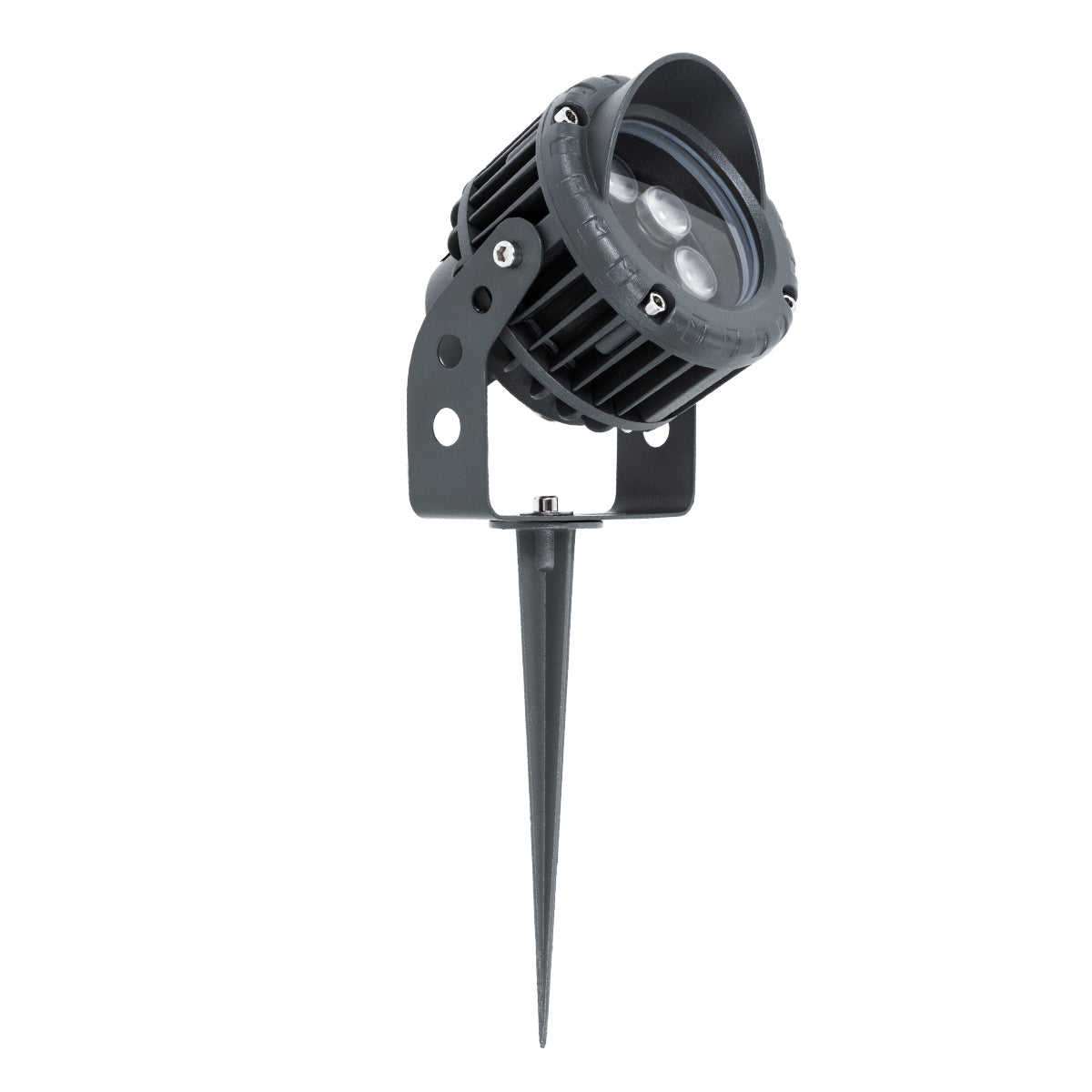 GloboStar® TREELIGHT-VINA 90358 Σποτ Φωτισμού Wall Washer με Αντιθαμβωτική Γρίλια Ειδικό για Φυτά - Δέντρα με Βάση Κήπου / Καρφωτό LED 6W 570lm 10° DC 24V Αδιάβροχο IP65 L13 x W9.5 x H9.5cm Φυσικό Λευκό 4500K - Μαύρο - 3 Years Warranty - ledmania.gr