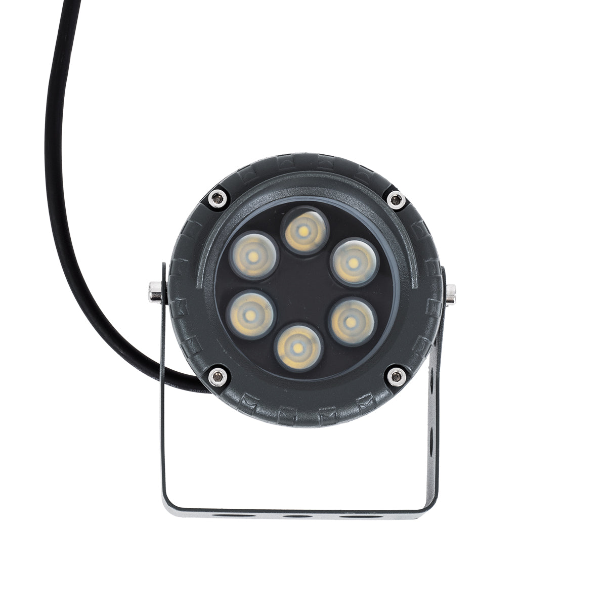 GloboStar® TREELIGHT-VINA 90358 Σποτ Φωτισμού Wall Washer με Αντιθαμβωτική Γρίλια Ειδικό για Φυτά - Δέντρα με Βάση Κήπου / Καρφωτό LED 6W 570lm 10° DC 24V Αδιάβροχο IP65 L13 x W9.5 x H9.5cm Φυσικό Λευκό 4500K - Μαύρο - 3 Years Warranty - ledmania.gr
