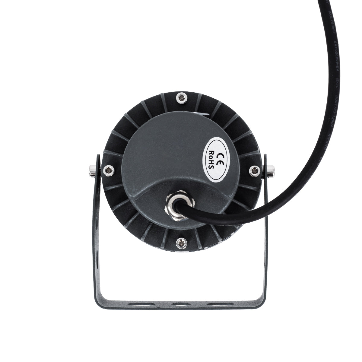 GloboStar® TREELIGHT-VINA 90358 Σποτ Φωτισμού Wall Washer με Αντιθαμβωτική Γρίλια Ειδικό για Φυτά - Δέντρα με Βάση Κήπου / Καρφωτό LED 6W 570lm 10° DC 24V Αδιάβροχο IP65 L13 x W9.5 x H9.5cm Φυσικό Λευκό 4500K - Μαύρο - 3 Years Warranty - ledmania.gr
