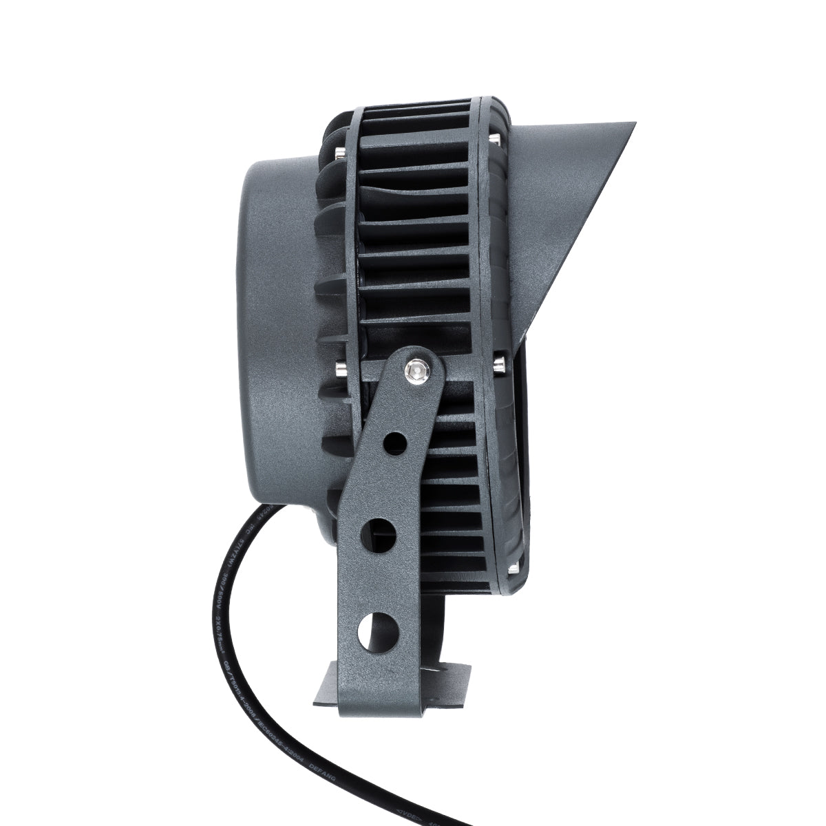 GloboStar® TREELIGHT-VINA 90361 Σποτ Φωτισμού Wall Washer με Αντιθαμβωτική Γρίλια Ειδικό για Φυτά - Δέντρα με Βάση Κήπου / Καρφωτό LED 24W 2280lm 10° DC 24V Αδιάβροχο IP65 L21.5 x W18.3 x H14cm Φυσικό Λευκό 4500K - Μαύρο - 3 Years Warranty - ledmania.gr