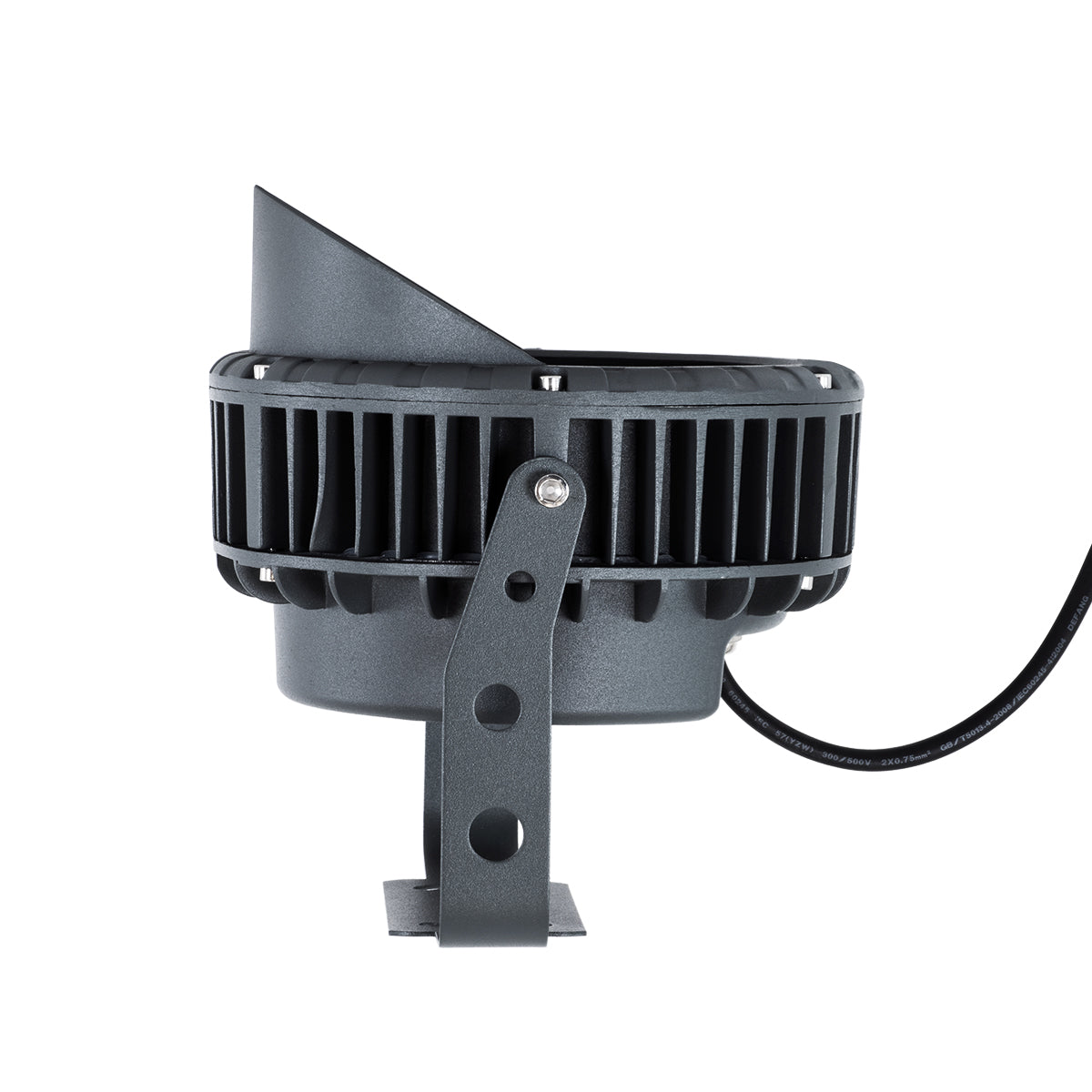 GloboStar® TREELIGHT-VINA 90361 Σποτ Φωτισμού Wall Washer με Αντιθαμβωτική Γρίλια Ειδικό για Φυτά - Δέντρα με Βάση Κήπου / Καρφωτό LED 24W 2280lm 10° DC 24V Αδιάβροχο IP65 L21.5 x W18.3 x H14cm Φυσικό Λευκό 4500K - Μαύρο - 3 Years Warranty - ledmania.gr