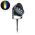 GloboStar® TREELIGHT-VINA 90362 Σποτ Φωτισμού Wall Washer με Αντιθαμβωτική Γρίλια Ειδικό για Φυτά - Δέντρα με Βάση Κήπου / Καρφωτό LED 24W 2040lm 10° DC 24V Αδιάβροχο IP65 L21.5 x W18.3 x H14cm RGBW DMX512 - Γκρι Ανθρακί - ledmania.gr