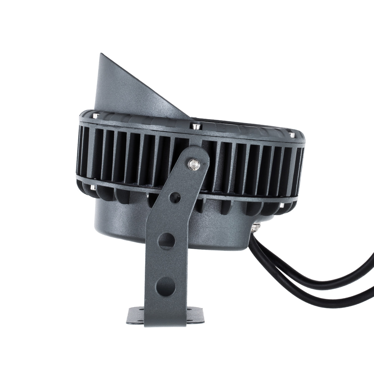 GloboStar® TREELIGHT-VINA 90362 Σποτ Φωτισμού Wall Washer με Αντιθαμβωτική Γρίλια Ειδικό για Φυτά - Δέντρα με Βάση Κήπου / Καρφωτό LED 24W 2040lm 10° DC 24V Αδιάβροχο IP65 L21.5 x W18.3 x H14cm RGBW DMX512 - Γκρι Ανθρακί - ledmania.gr
