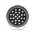 GloboStar® TREELIGHT-RIVA 90363 Σποτ Φωτισμού Ειδικό για Φυτά - Δέντρα με Βάση Κήπου / Καρφωτό LED 24W 2040lm 10° DC 24V Αδιάβροχο IP67 Φ20.5 x Υ6.5cm Αρχιτεκτονικό Πορτοκαλί 2200K - Γκρι Ανθρακί - 3 Years Warranty - ledmania.gr