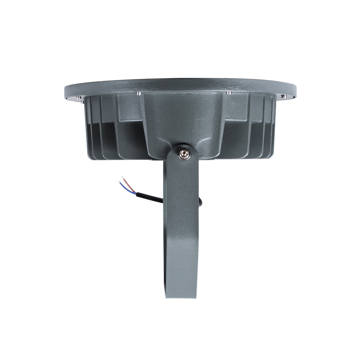 GloboStar® TREELIGHT-RIVA 90365 Σποτ Φωτισμού Ειδικό για Φυτά - Δέντρα με Βάση Κήπου / Καρφωτό LED 24W 2280lm 10° DC 24V Αδιάβροχο IP67 Φ20.5 x Υ6.5cm Φυσικό Λευκό 4500K - Γκρι Ανθρακί - 3 Years Warranty - ledmania.gr