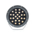 GloboStar® TREELIGHT-RIVA 90365 Σποτ Φωτισμού Ειδικό για Φυτά - Δέντρα με Βάση Κήπου / Καρφωτό LED 24W 2280lm 10° DC 24V Αδιάβροχο IP67 Φ20.5 x Υ6.5cm Φυσικό Λευκό 4500K - Γκρι Ανθρακί - 3 Years Warranty - ledmania.gr