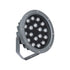 GloboStar® TREELIGHT-RIVA 90366 Σποτ Φωτισμού Ειδικό για Φυτά - Δέντρα με Βάση Κήπου / Καρφωτό LED 24W 2040lm 10° DC 24V Αδιάβροχο IP67 Φ20.5 x Υ6.5cm RGBW DMX512 - Γκρι Ανθρακί - 3 Years Warranty - ledmania.gr