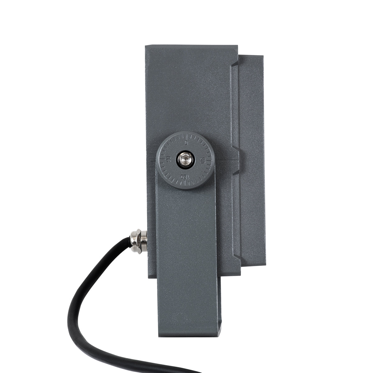GloboStar® FLOOD-TINY 90368 Προβολέας Wall Washer για Φωτισμό Κτιρίων LED 27W 2430lm 3° DC 24V Αδιάβροχο IP65 L13.8 x W16.4 x H7cm Θερμό Λευκό 3000K - Γκρι Ανθρακί - 3 Years Warranty - ledmania.gr