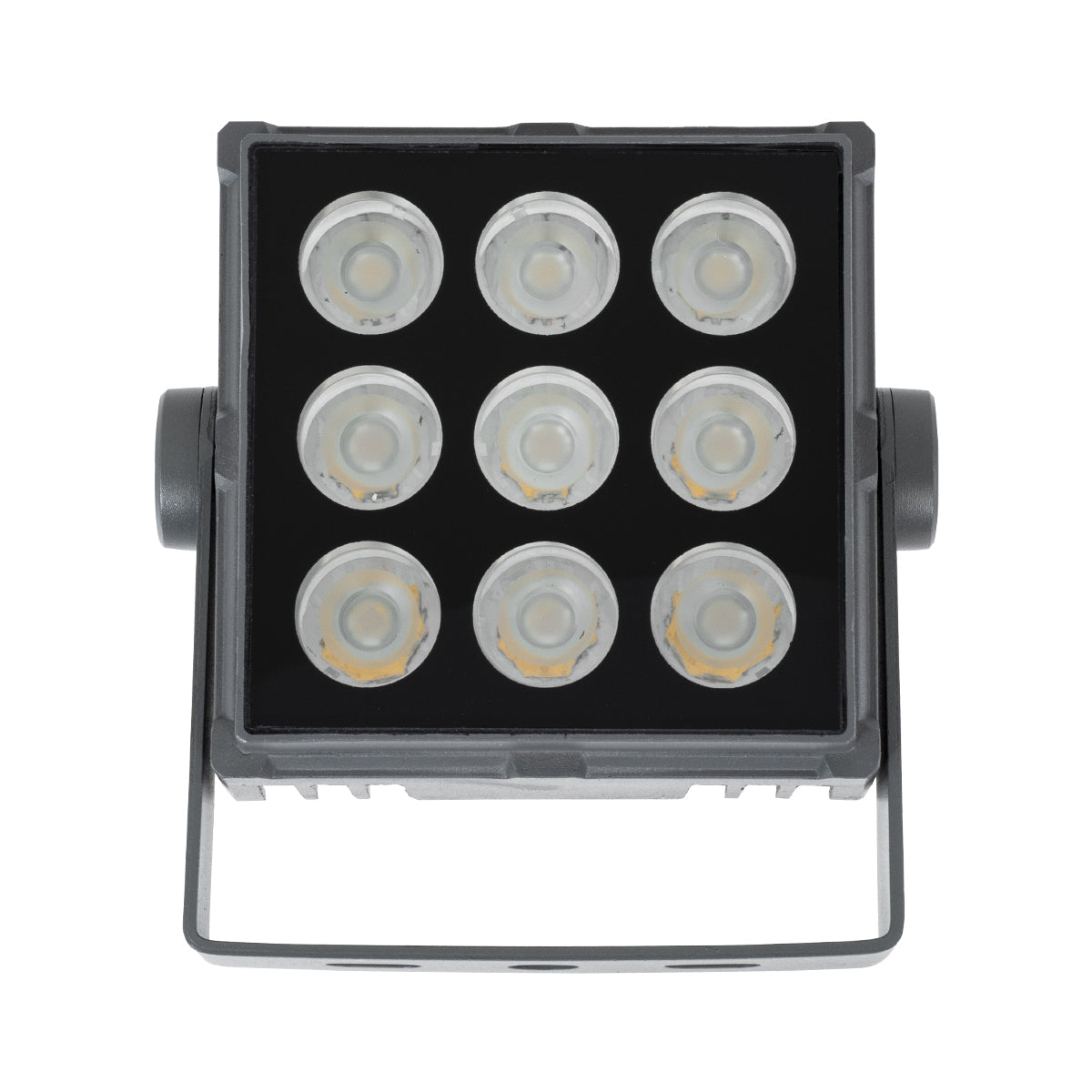 GloboStar® FLOOD-TINY 90368 Προβολέας Wall Washer για Φωτισμό Κτιρίων LED 27W 2430lm 3° DC 24V Αδιάβροχο IP65 L13.8 x W16.4 x H7cm Θερμό Λευκό 3000K - Γκρι Ανθρακί - 3 Years Warranty - ledmania.gr