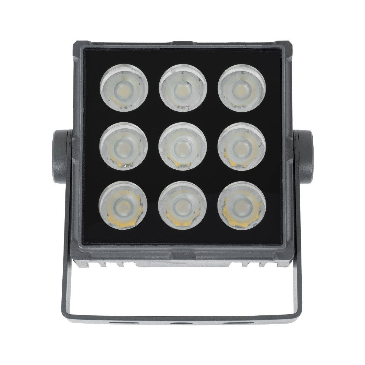 GloboStar® FLOOD-TINY 90369 Προβολέας Wall Washer για Φωτισμό Κτιρίων LED 27W 2565lm 3° DC 24V Αδιάβροχο IP65 L13.8 x W16.4 x H7cm Φυσικό Λευκό 4500K - Γκρι Ανθρακί - 3 Years Warranty - ledmania.gr
