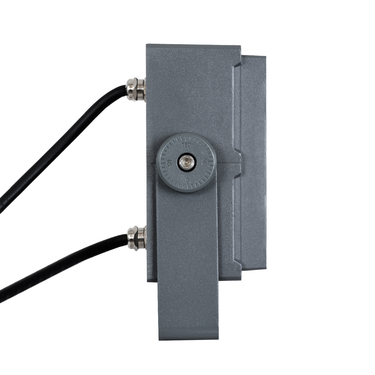 GloboStar® FLOOD-TINY 90370 Προβολέας Wall Washer για Φωτισμό Κτιρίων LED 27W 2295lm 3° DC 24V Αδιάβροχο IP65 L13.8 x W16.4 x H7cm RGBW DMX512 - Γκρι Ανθρακί - 3 Years Warranty - ledmania.gr