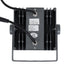 GloboStar® FLOOD-TINY 90370 Προβολέας Wall Washer για Φωτισμό Κτιρίων LED 27W 2295lm 3° DC 24V Αδιάβροχο IP65 L13.8 x W16.4 x H7cm RGBW DMX512 - Γκρι Ανθρακί - 3 Years Warranty - ledmania.gr